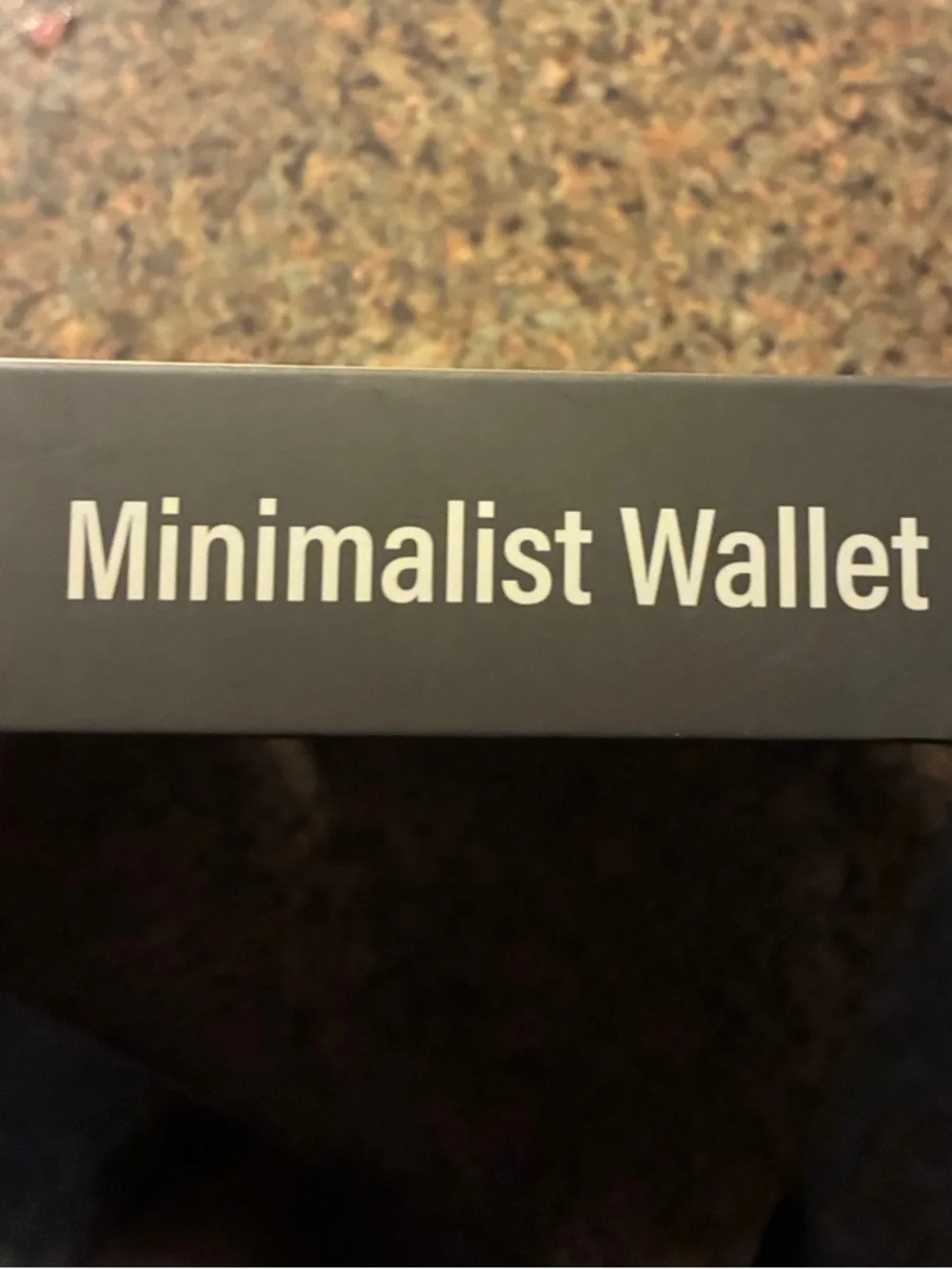 Black Hardside Card Case with Money Clip - RFID Secure Minimalist Wallet